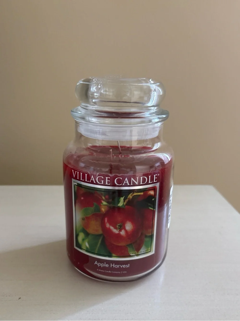 New Village Candle Apple Harvest Jar Candle  21.25 oz. Fall. Harvest. Fragrant